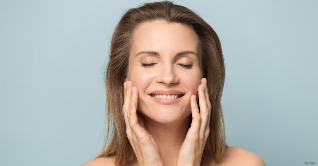 A woman in Brentwood, TN, is thrilled with the results of her facelift surgery.