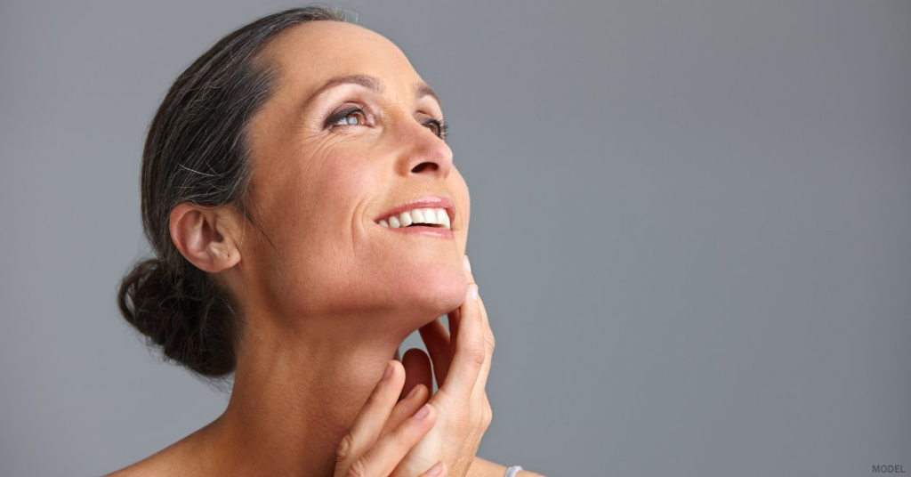 A woman in Brentwood, TN, is thrilled with the results of her facelift surgery.
